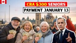 CRA Confirms $300 Seniors Payment Issued Nationwide on 13 January 2026