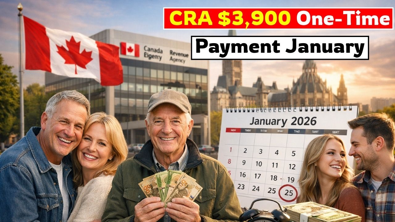 Canada CRA $3,900 One-Time Payment Confirmed in January 2026: Only ...