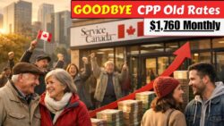 Goodbye to CPP Old Rates as Canada Confirms Pension Increase Reaching $1,760 Per Month from 10 January 2026