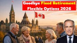 Canada Introduces Flexible Retirement Options on 13 January 2026 Impacting Millions of Workers