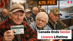 Goodbye to Lifetime Senior Licences: Canada Introduces $75 Renewal Rule From 10 January 2026