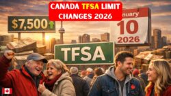 Goodbye to Old TFSA Limits as CRA Sets New 2026 Contribution Cap Up to $7,500 from 10 January 2026