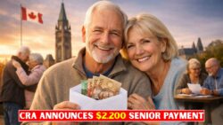 CRA Announces $2,200 Senior Support Payment Rolling Out from 13 January 2026